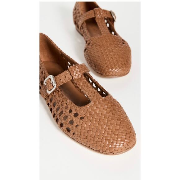 Freda Salvador Brown Woven Flats - Picture 5 of 6